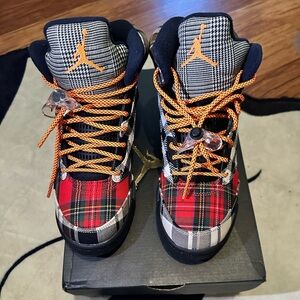 Air Jordan Retro 5 Plaid